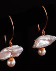 Horizontal Pearl Dangles