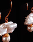 Horizontal Pearl Dangles