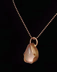 Nebula - Pink Moonstone Drop Pendant