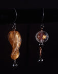 Venetian Glass Earrings - One of a Kind