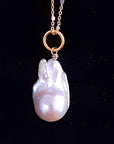 Sacred Mountain Fireball Pearl Pendant
