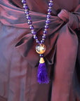 Amethyst Rope Necklace