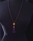 Amethyst Rope Necklace