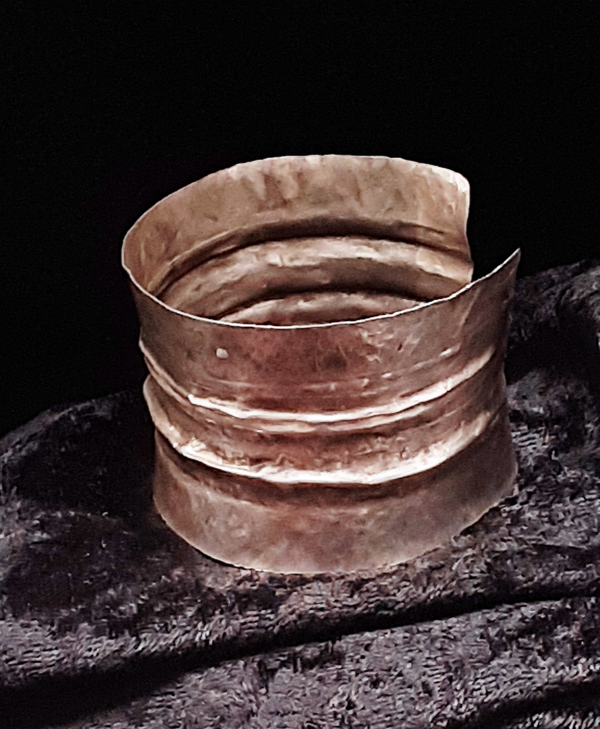 Patina Sterling Silver Cuff FOLD-FORM Technique