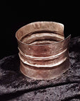 Patina Sterling Silver Cuff FOLD-FORM Technique