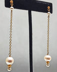 LONG PEARL EARRINGS
