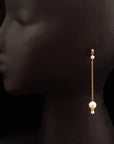 LONG PEARL EARRINGS
