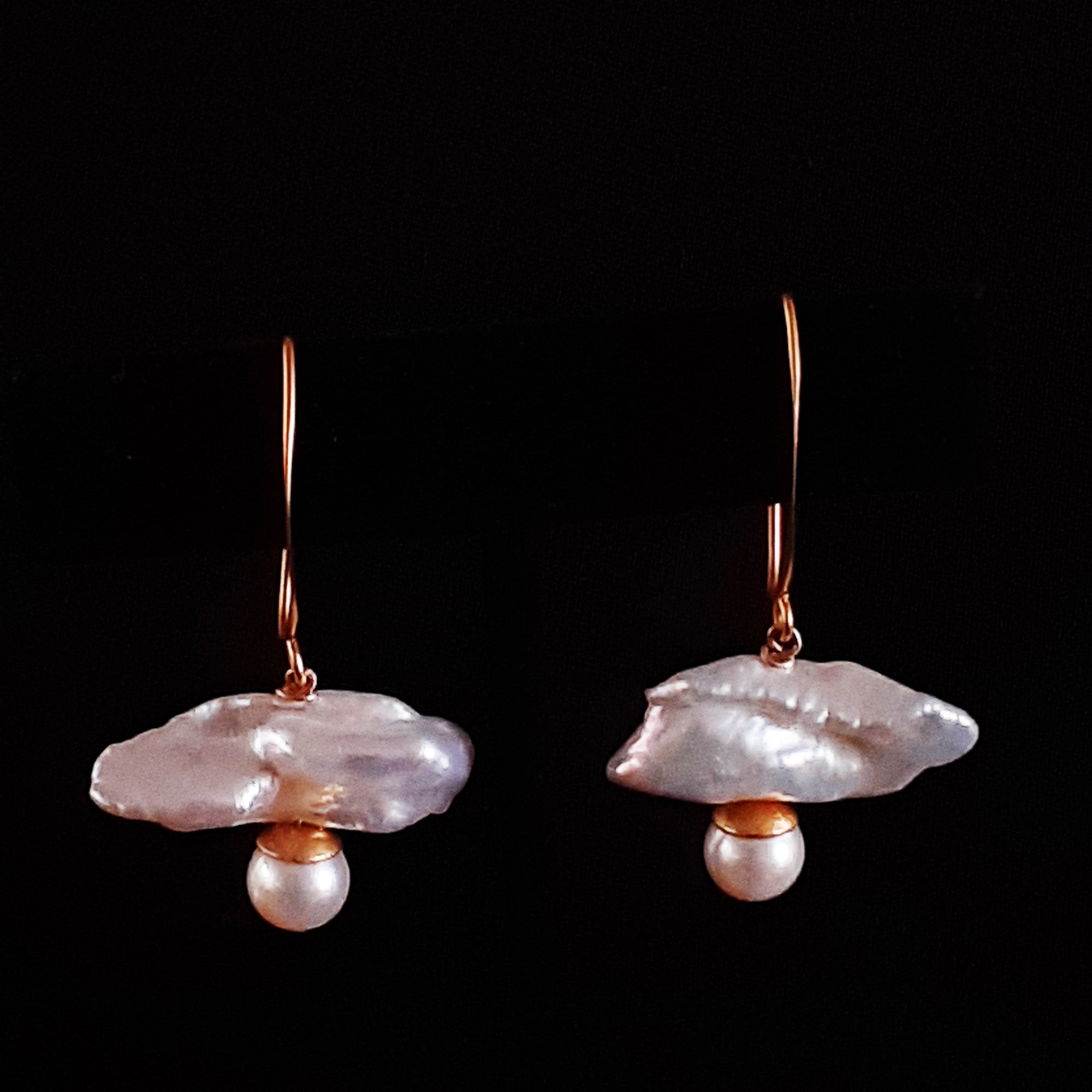 Horizontal Pearl Dangles