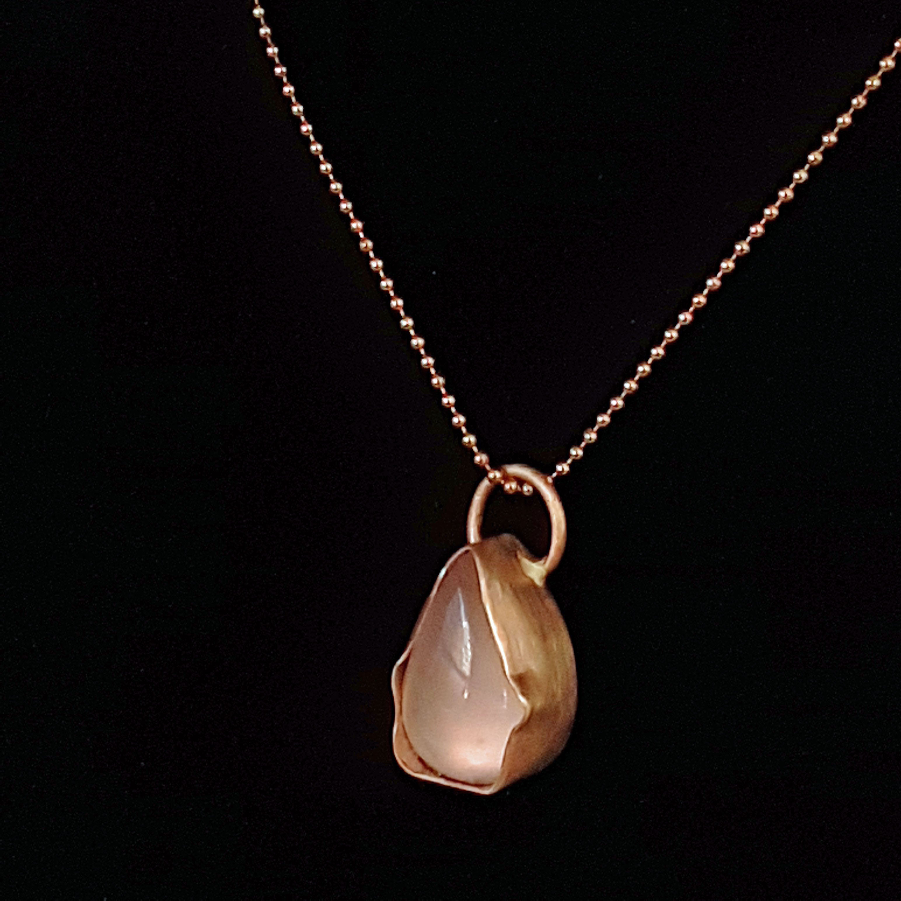 Nebula - Pink Moonstone Drop Pendant – bhwydesigns...luxurious gemstone ...