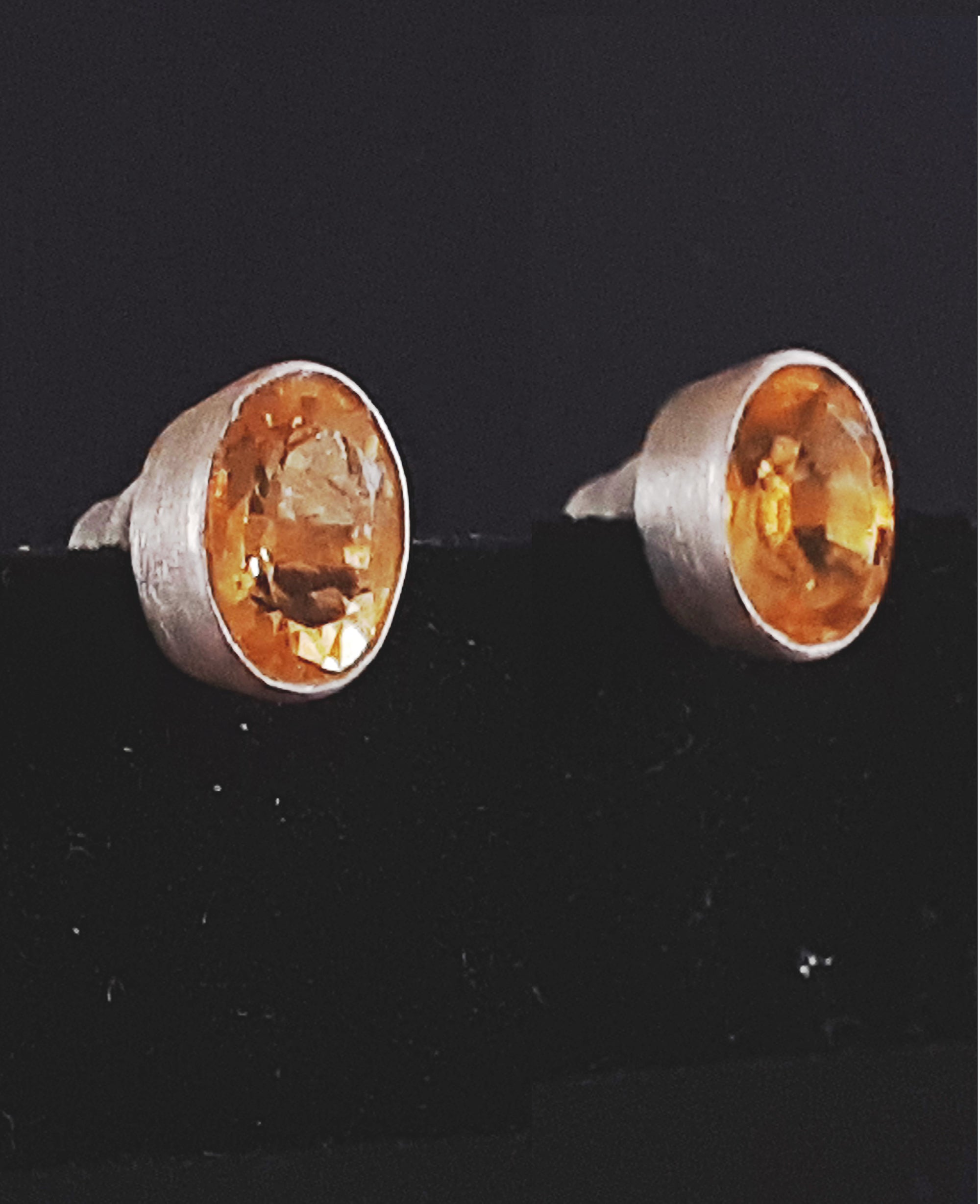 Sunshine Citrine Post Earrings