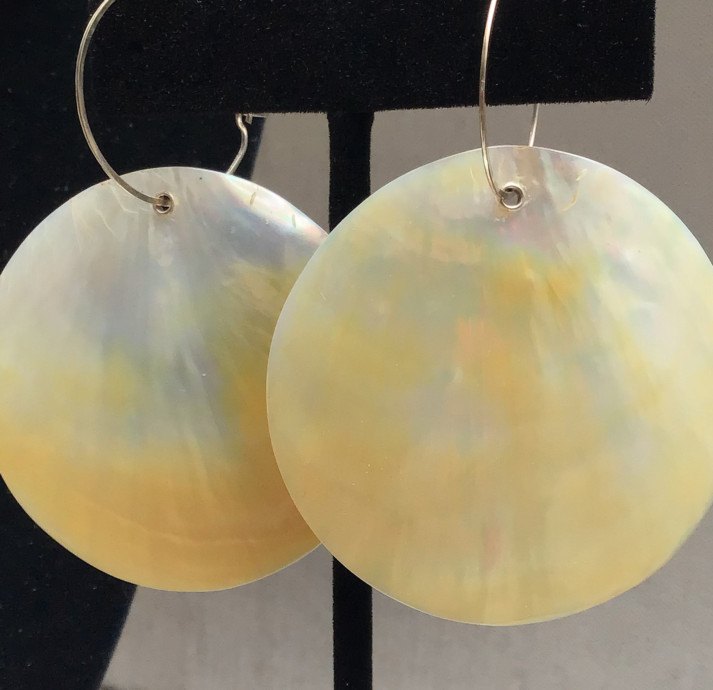 South Sea Shell Earring with Silver