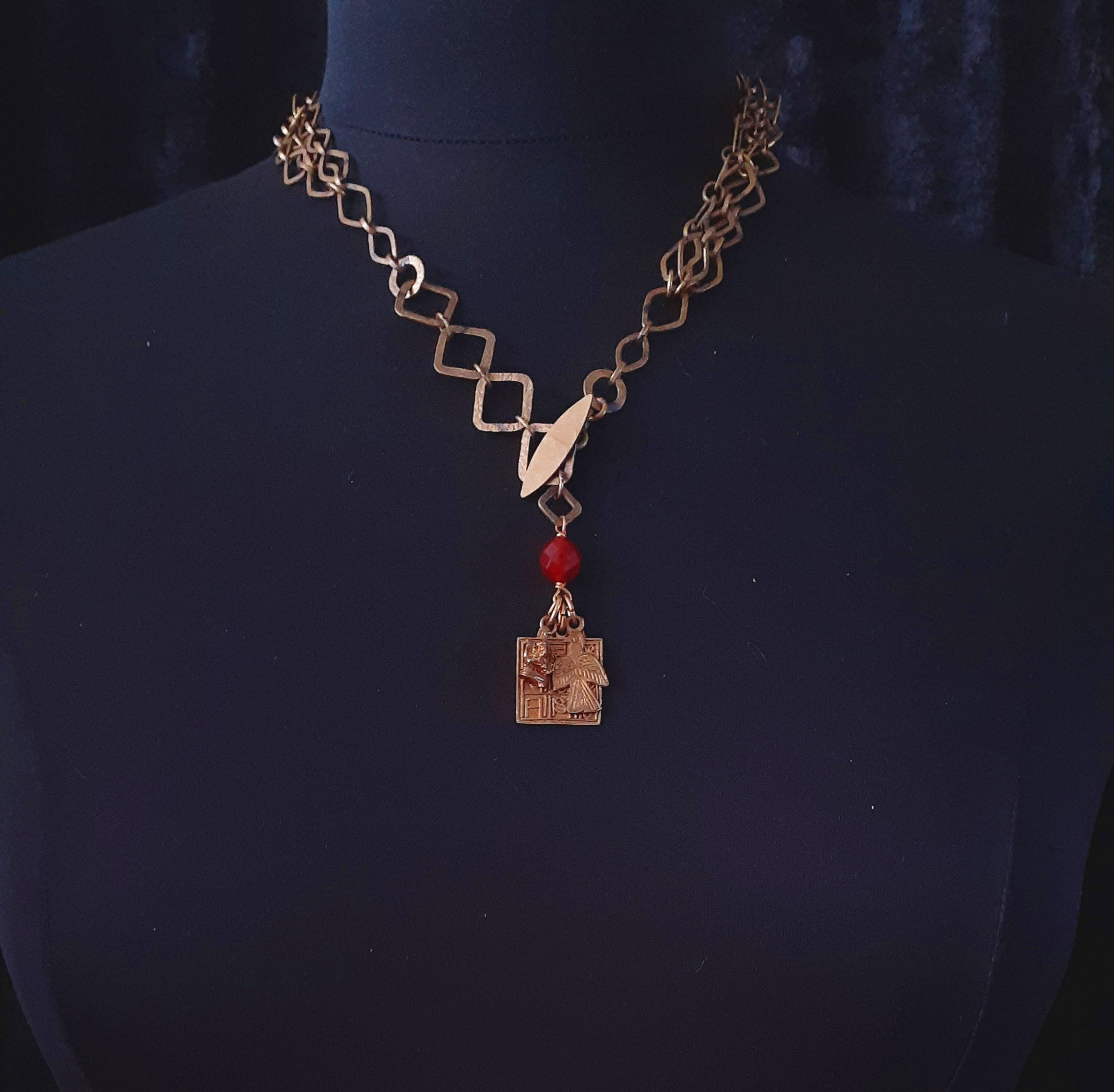 Brass Magical Charm Necklace