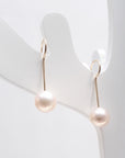 Golden Natural Color Pearl Earring