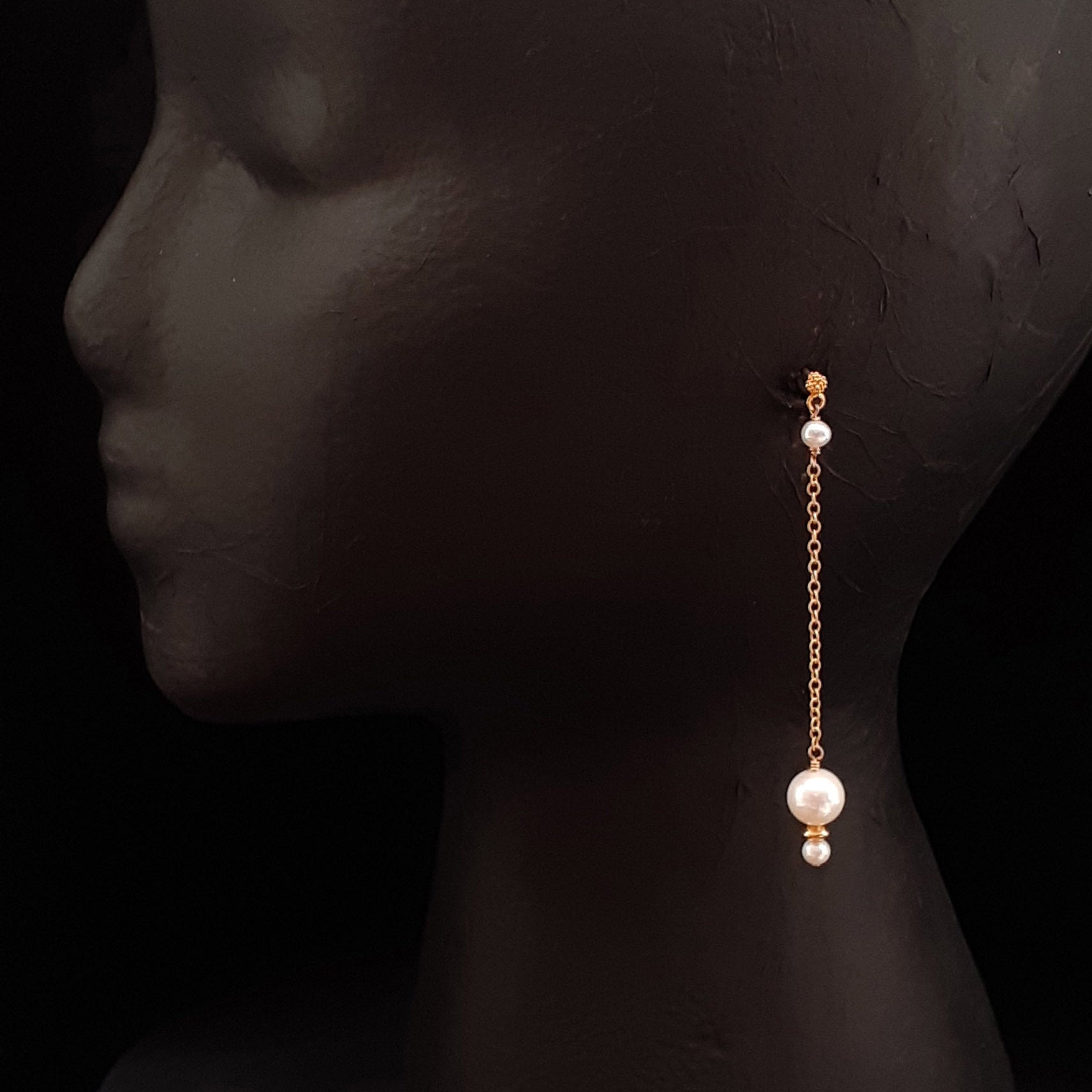 LONG PEARL EARRINGS