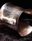 Large Fine Silver Hand-wrought Cuff