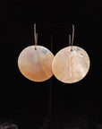 South Sea Shell Earring with Silver