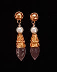 JAIPUR PINK PALACE DROP EARRINGS