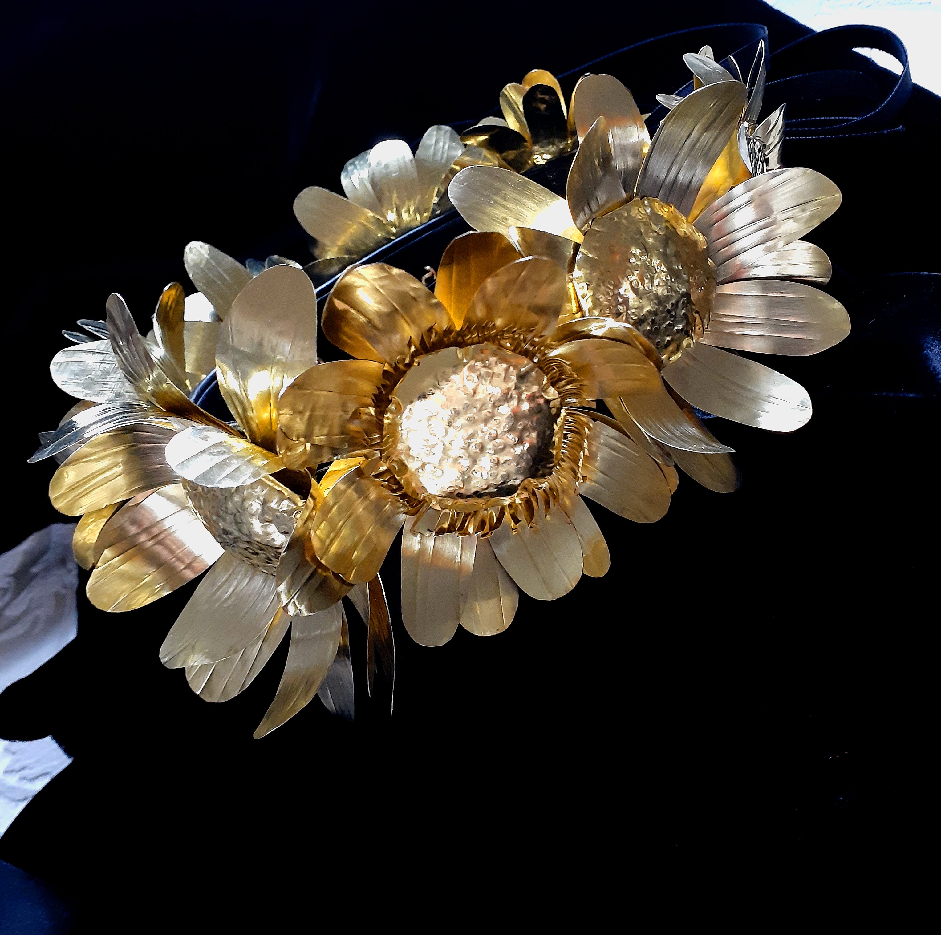 BRIDAL SUNFLOWER CROWN - INSPIRED BY TRADITIONAL UKRAINIAN WEDDING